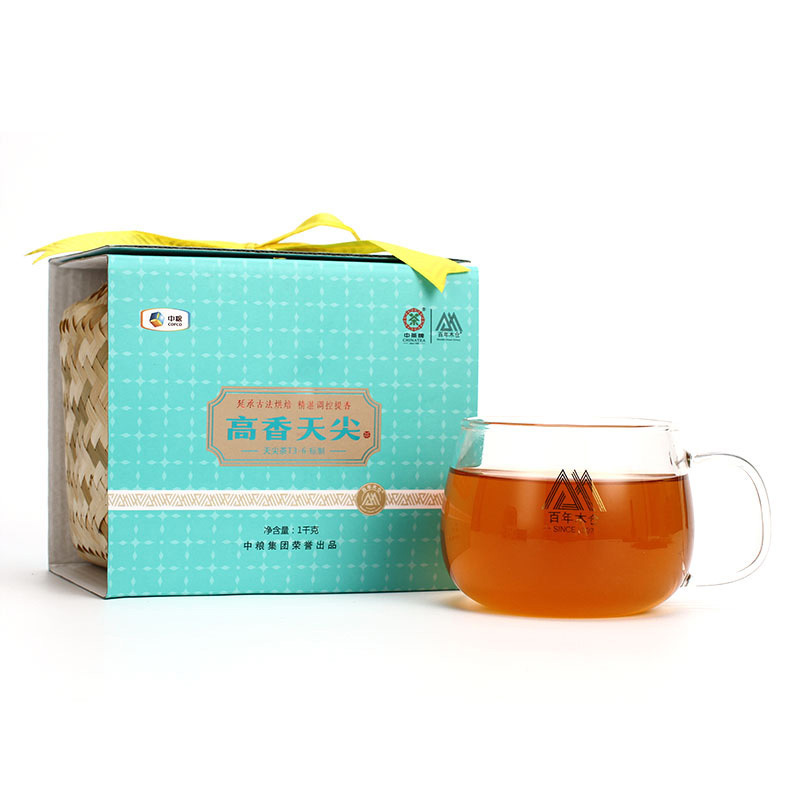 中茶百年木仓湖南安化黑茶天尖安化黑茶高香天尖1kg