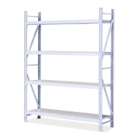 格具(GEJU)仓储货架家用置物架储物架展示架承重100kg/1层主架1200*500*2000mm四层