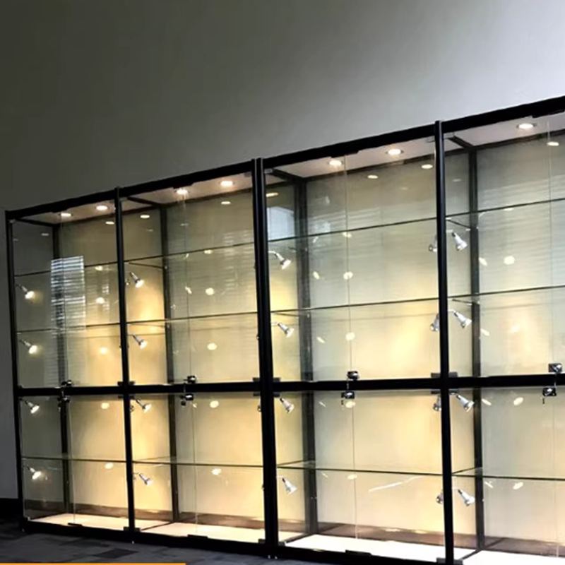 圣德列展示柜玻璃透明储物柜I-8 1000*400*2000mm高清大图