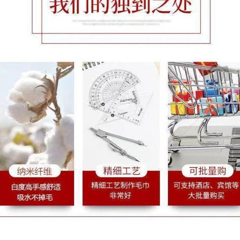 20条装吸水毛巾白色小方巾家用清洁布厨房抹布洗碗巾幼儿园擦手巾 5条装