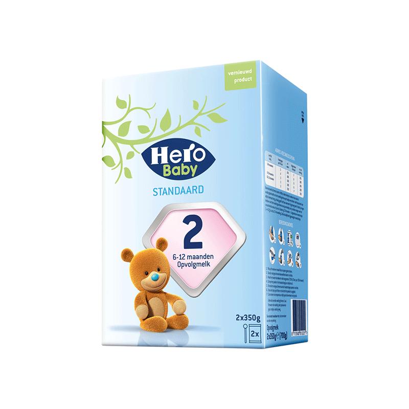 Hero Baby 原装进口益生元婴儿奶粉 2段 6-12个月 700g/盒
