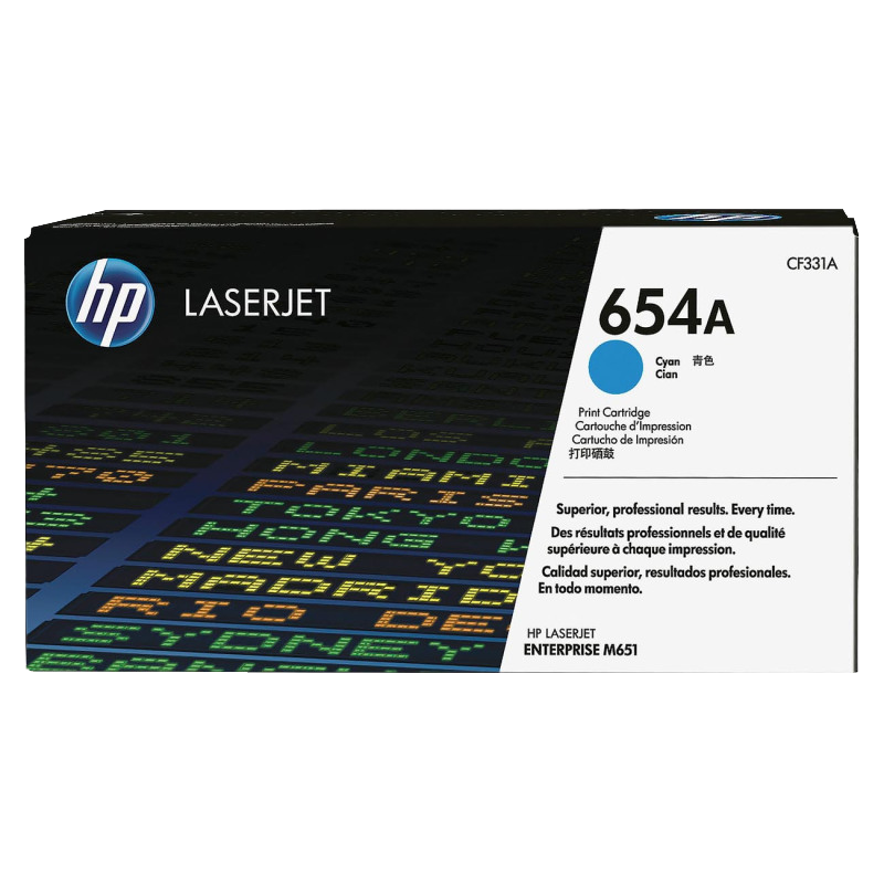 惠普(HP)CF331A 青色硒鼓 654A(适用M651n M651dn)高清大图