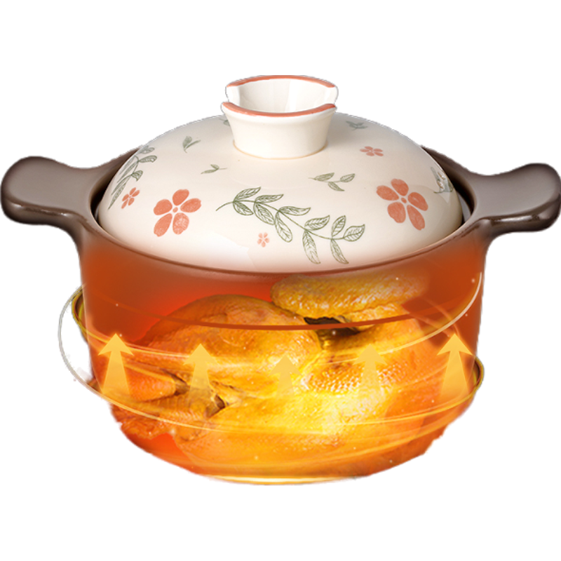 爱仕达(ASD)陶瓷煲砂锅炖锅家用汤煲耐热中药煎锅3.5L大容量 耐高温汤锅明火燃气灶通用 RXC35G4J高清大图