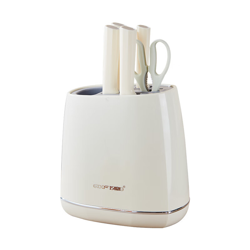 巧媳妇(SMART WIFE) 棱致系列6件套 K-1728-6刀具套装厨房 8铬钼钒钢 家用不锈钢切菜刀套装组合