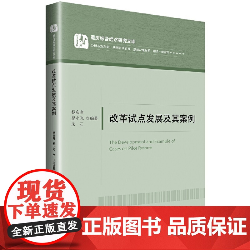改革试点发展及其案例/重庆综合经济研究文库高清大图