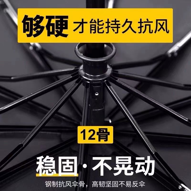 全自动雨伞超大折叠伞遮阳防紫外线耐用太阳伞晴雨两用男女款高清大图