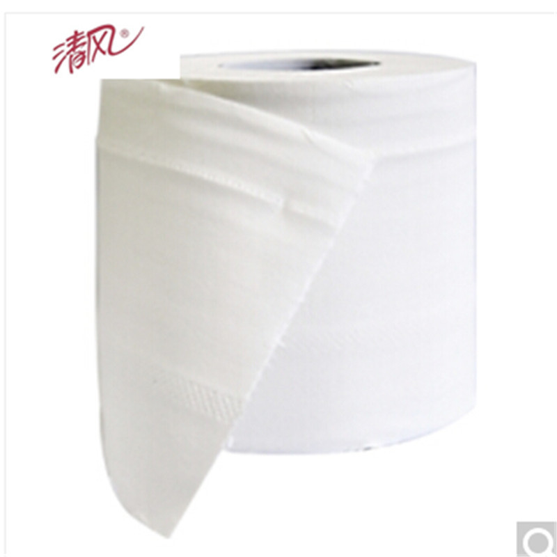 清风 B24C4CP1原木纯品 3层240段卷纸*12卷