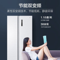 海尔 510升风冷无霜变频双开门对开门冰箱 +滚筒洗衣机全自动高温除菌微蒸汽除螨洗烘一体