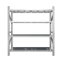 臻远ZY-BXGHJ-13 不锈钢货架201材质四层仓储货架 500kg主架