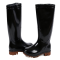 优诗提念YSTN-YX01高筒雨鞋均码(计价单位:双)黑色