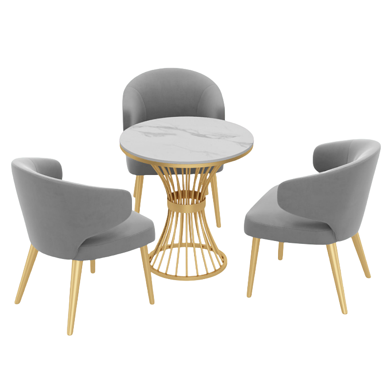 铭思达洽谈桌一桌三椅套高清大图