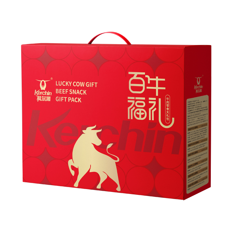 科尔沁 牛肉百福牛礼礼盒812g