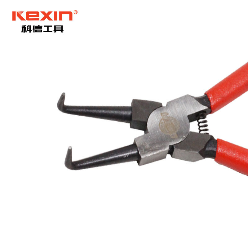 科信(kexin)6英寸内卡穴用弯口卡簧钳 挡圈钳 弹簧钳 KX140063
