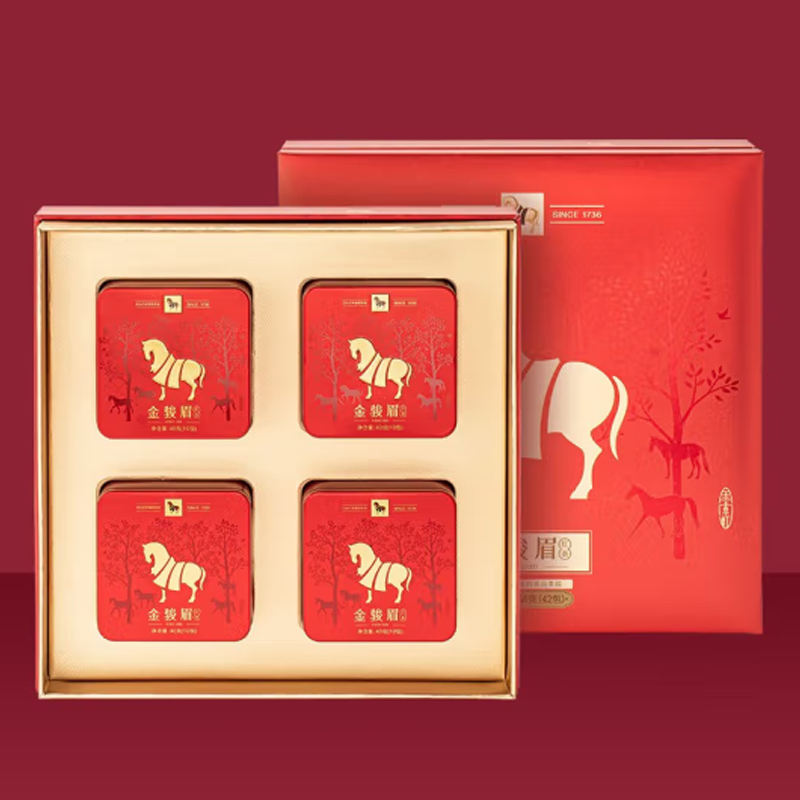 八马茶业(BAMA TEA)红茶·金骏眉(金索红1000)168克高清大图