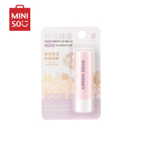 名创优品(miniso) 玫瑰弹润柔嫩护唇膏