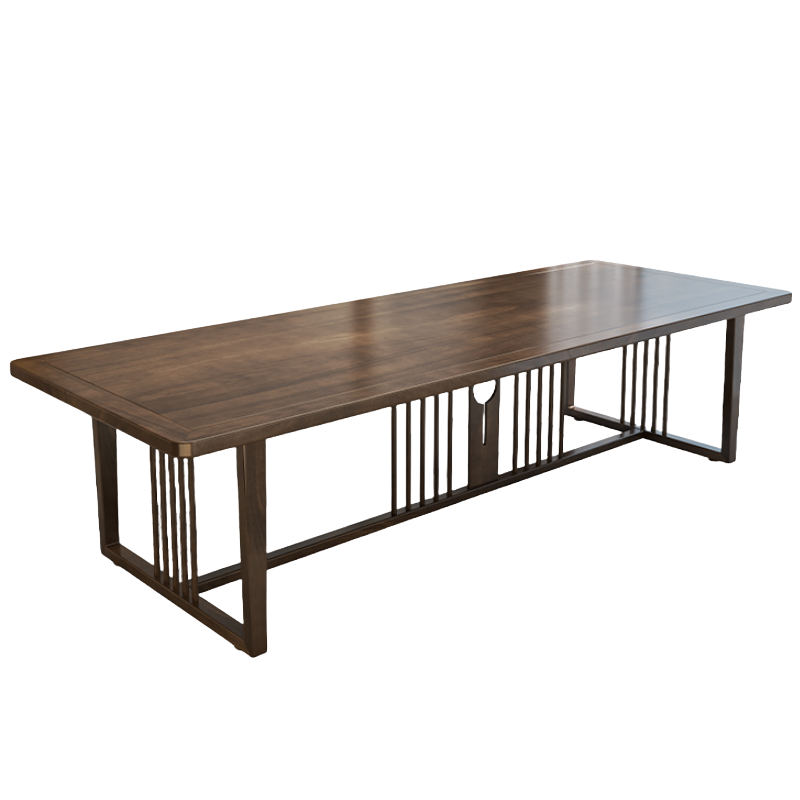 铭思达实木茶桌高清大图