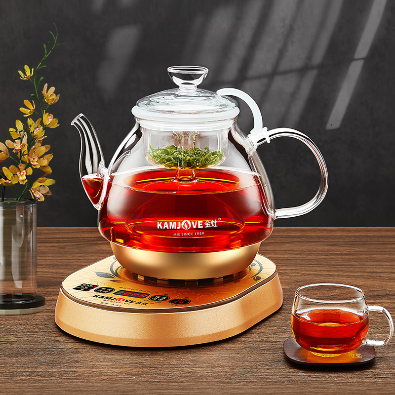 KAMJOVE/金灶 A-55 煮茶器 多功能养生壶 全自动电茶壶 茶具 电热水壶煮水烧水壶玻璃耐高温电子茶炉花茶壶高清大图