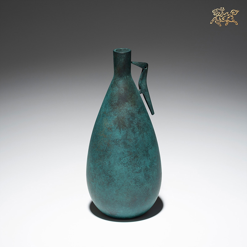 美帮汇全铜摆件《高冈铜器之鸟耳利久》 家居饰品 花瓶高清大图