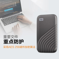 西部数据(WD) 1TB Type-C固态移动硬盘(PSSD) My Passport随行SSD版 深空灰NVMe技术