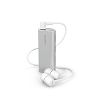 索尼(SONY) SBH56 立体声蓝牙耳机 带扬声器 手机通话蓝牙 银色