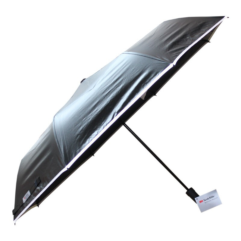 3m反光印花紫外线雨伞挡雨遮阳轻盈坚韧伞骨太阳伞