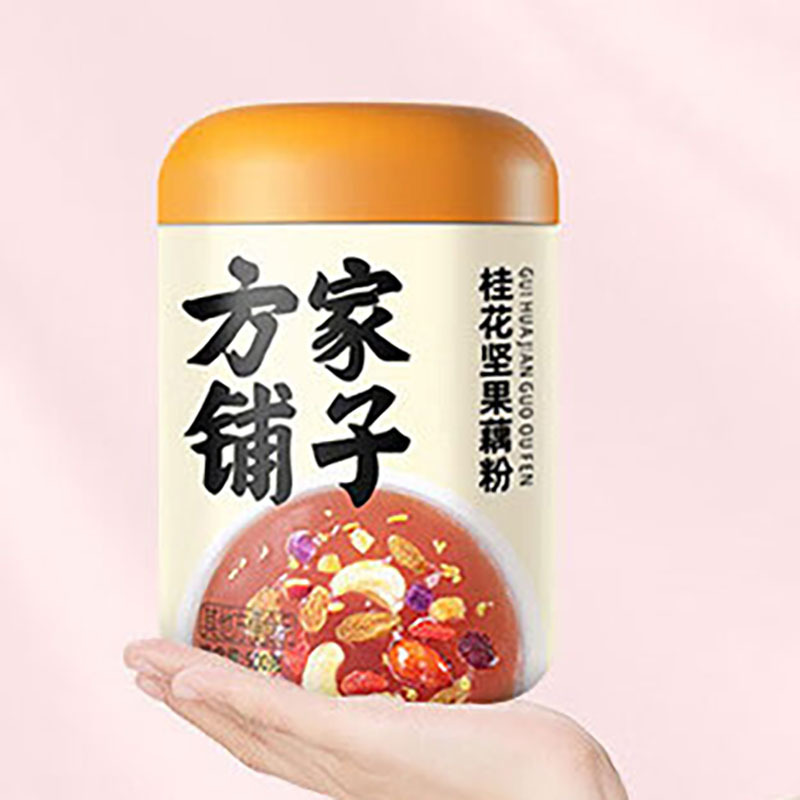 方家铺子 500g 桂花坚果藕粉 (罐)