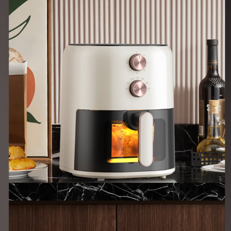 美的(Midea)空气炸锅KZE459X9BD 家用4.5L大容量高清大图