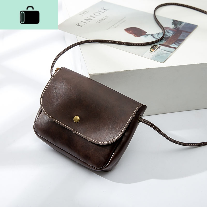 new lake女士手包6199228135 文艺日系复古小皮包迷你单肩斜挎软皮