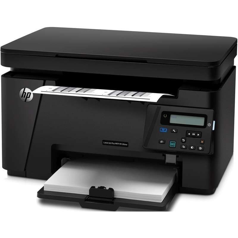 惠普(HP)LaserJet Pro M126nw 黑白A4激光一体机(打印 复印 扫描 无线网络)(尊享)
