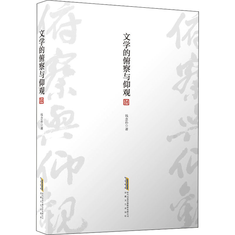 醉染图书文学的俯察与仰观9787539673301