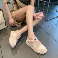 拉夏贝尔新款舒适百搭板鞋女2022年秋季新款柔软休闲鞋