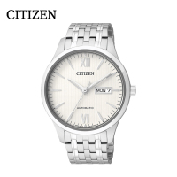 西铁城(CITIZEN)手表自动机械白盘不锈钢男士NP4070-53AB