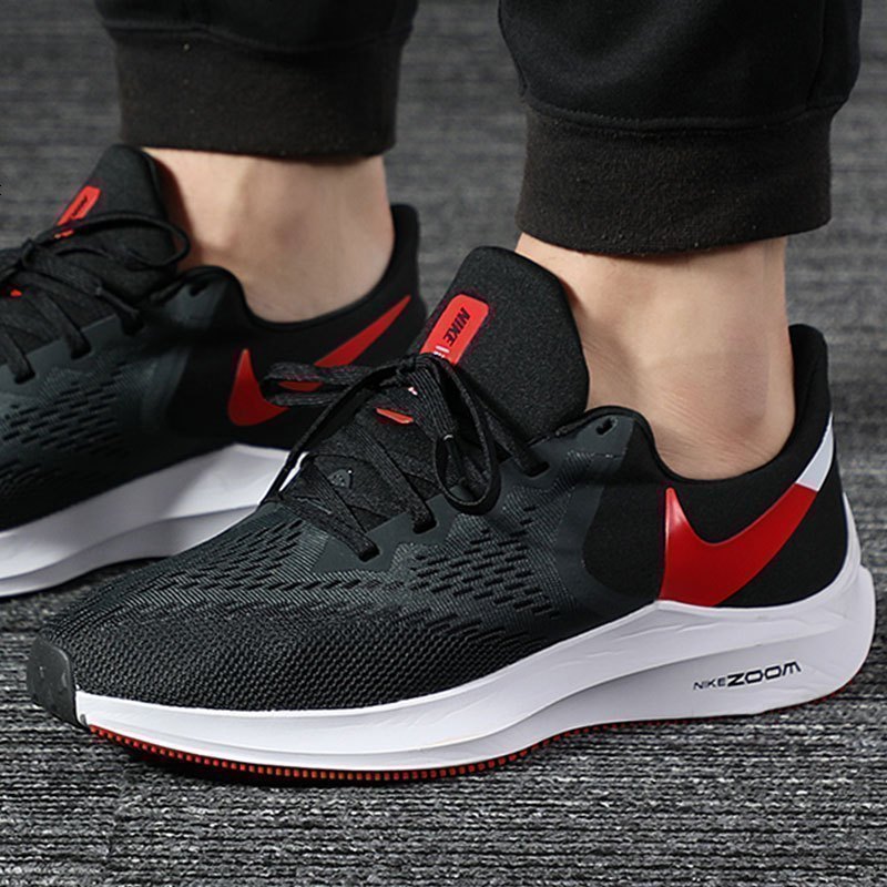 nike耐克zoom缓震透气跑步鞋男2020秋新款系带低帮橡胶底耐磨运动鞋