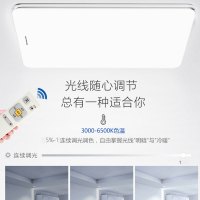 松下led吸顶灯金银边系列现代简约大气卧室灯遥控调光调色客厅灯