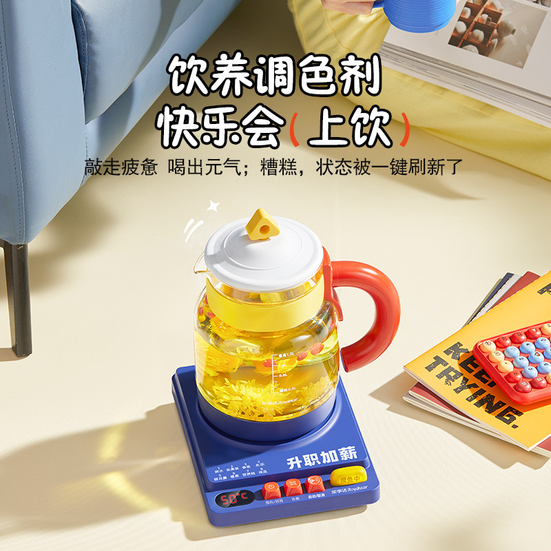 荣事达纯钛养生壶炖煮一体煮茶壶家用多功能2026新款办公室烧水壶YSH1227(Ti)高清大图