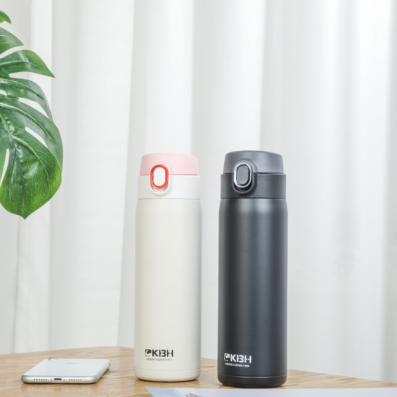 康巴赫（KBH）保温杯 316医用级不锈钢 500ml大容量 白色高清大图