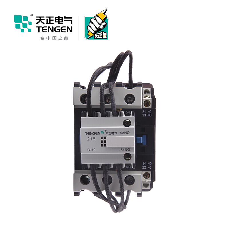天正电气 CJ19 380V AC 2NO+1NC 43A 02010020017电容接触器