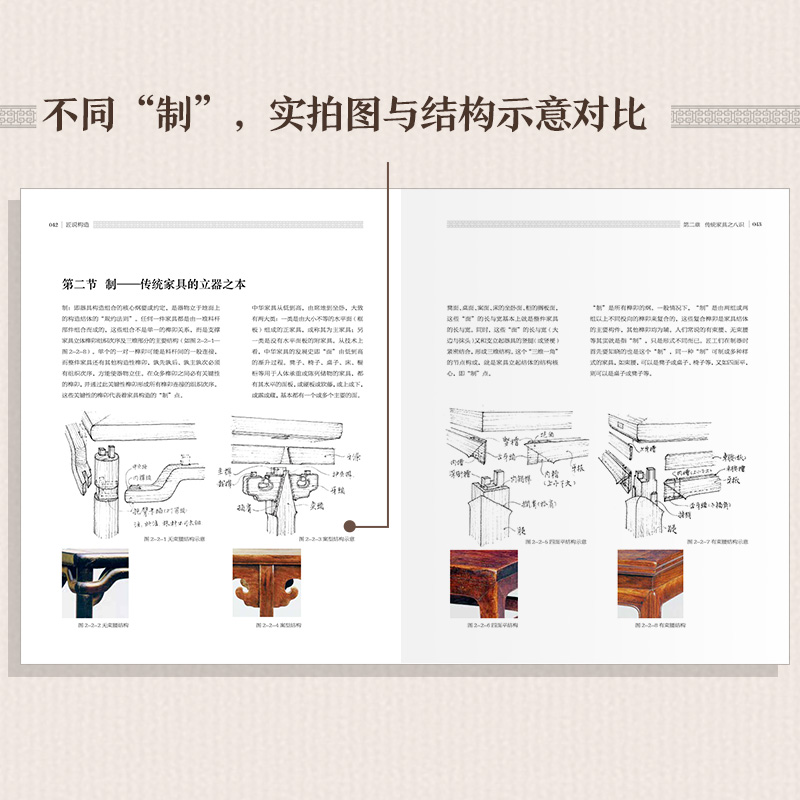 [正版图书]匠说构造 中华传统家具作法 修订版 乔子龙经典之作 古家具收藏鉴赏家张德祥媲美王世襄集 明式家具研究榫卯家具高清大图
