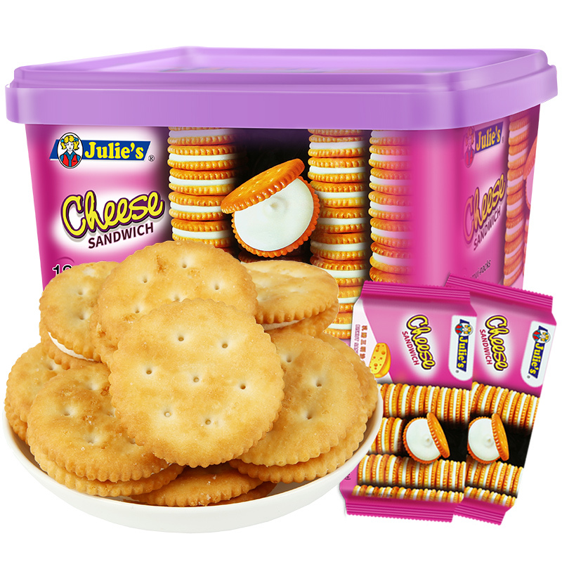 马来西亚茱蒂丝julie’s乳酪三明治夹心饼干504g
