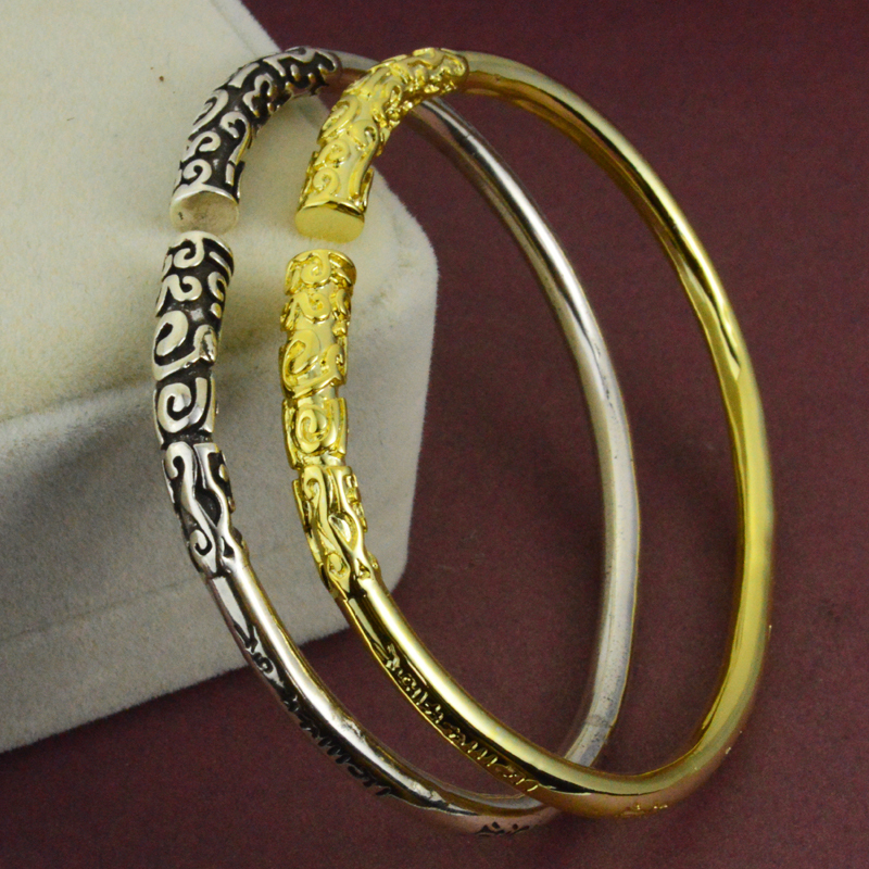 如意金箍棒手镯钛钢简约定海神针紧箍咒镯子男款送女朋友七夕情人节