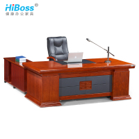 HiBoss办公家具油漆办公桌椅组合2.2米大班桌