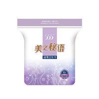 555美之秘语超薄卫生巾夜用290mm30片透气贴身棉姨妈巾