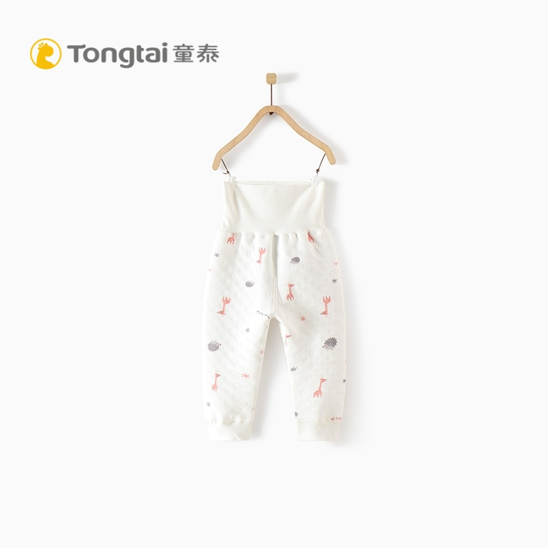 童泰(TONGTAI)2019年秋冬款婴儿长裤5-24月男女宝宝长裤高腰保暖裤护肚裤童装儿童服装儿童裤子