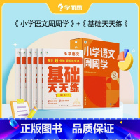 [语文]周周学+天天练 六年级下 [正版]2023小学数学语文英语天天练+周周学组合装配套影片思维培养智能参考书思维训练