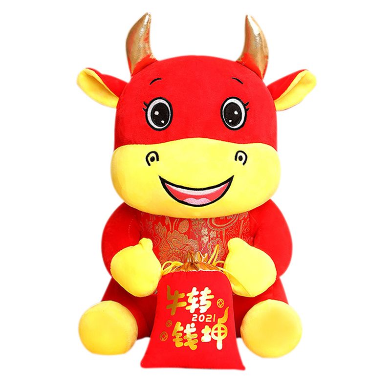 苏宁极物毛绒玩具牛气冲天25cm*10个