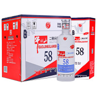 牛栏山 国际牛栏山二锅头白酒 清香型58度盒装白酒 500ml*6 整箱装大磨砂