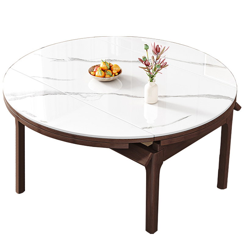 彭梵伸缩岩板餐桌高清大图