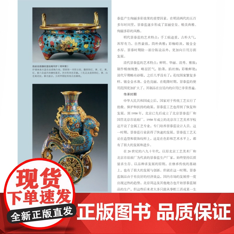 景泰蓝艺术 灵感工匠系列解读国家非物质文化遗产美学上海科学技术出版社 工艺技术跨界设计作品展示高清大图