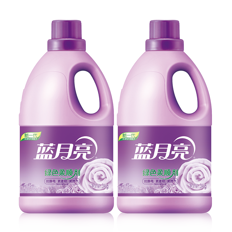 蓝月亮 柔顺剂套合:薰衣草绿色柔顺剂3kg×2 单位:套