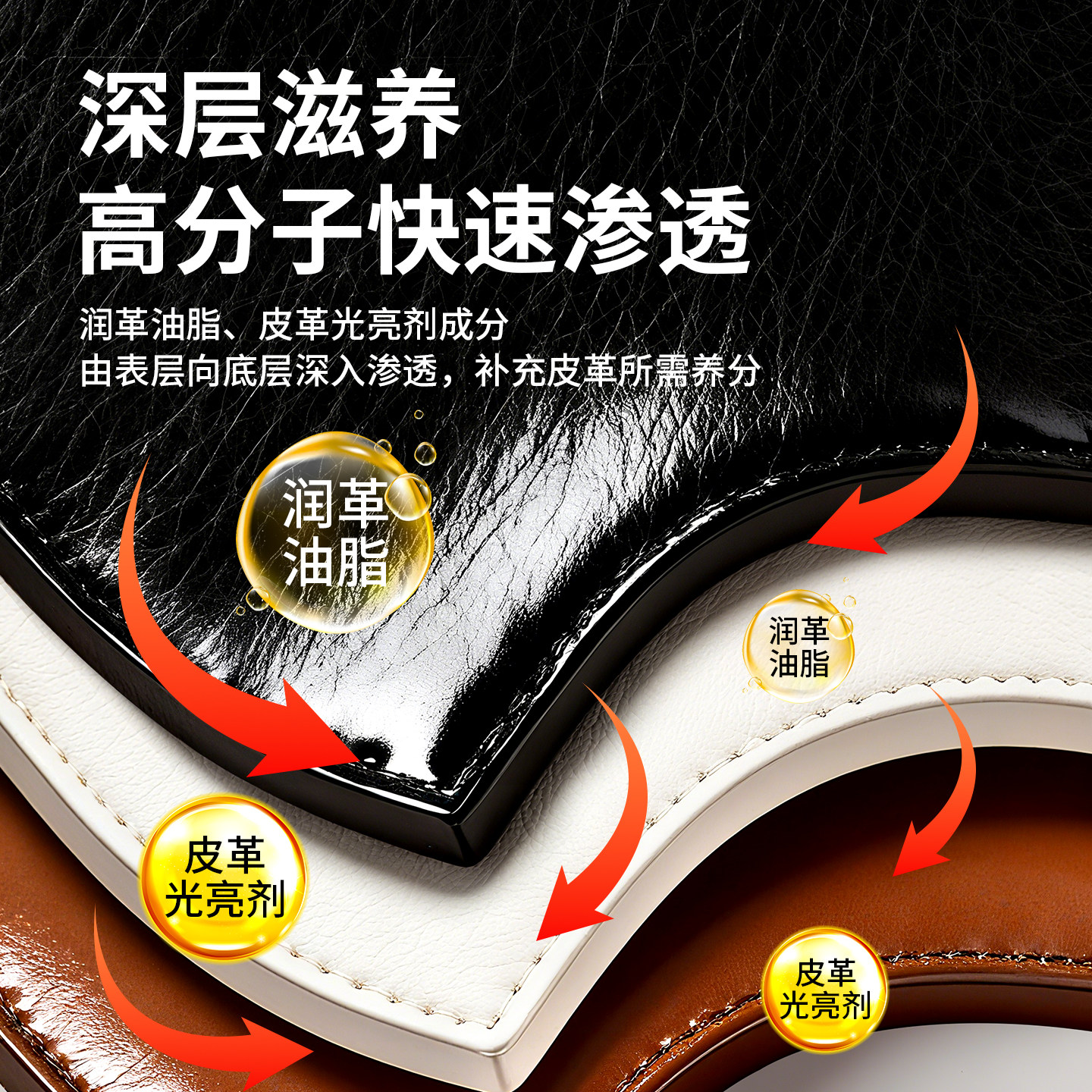 onefull液体鞋油70g高清大图